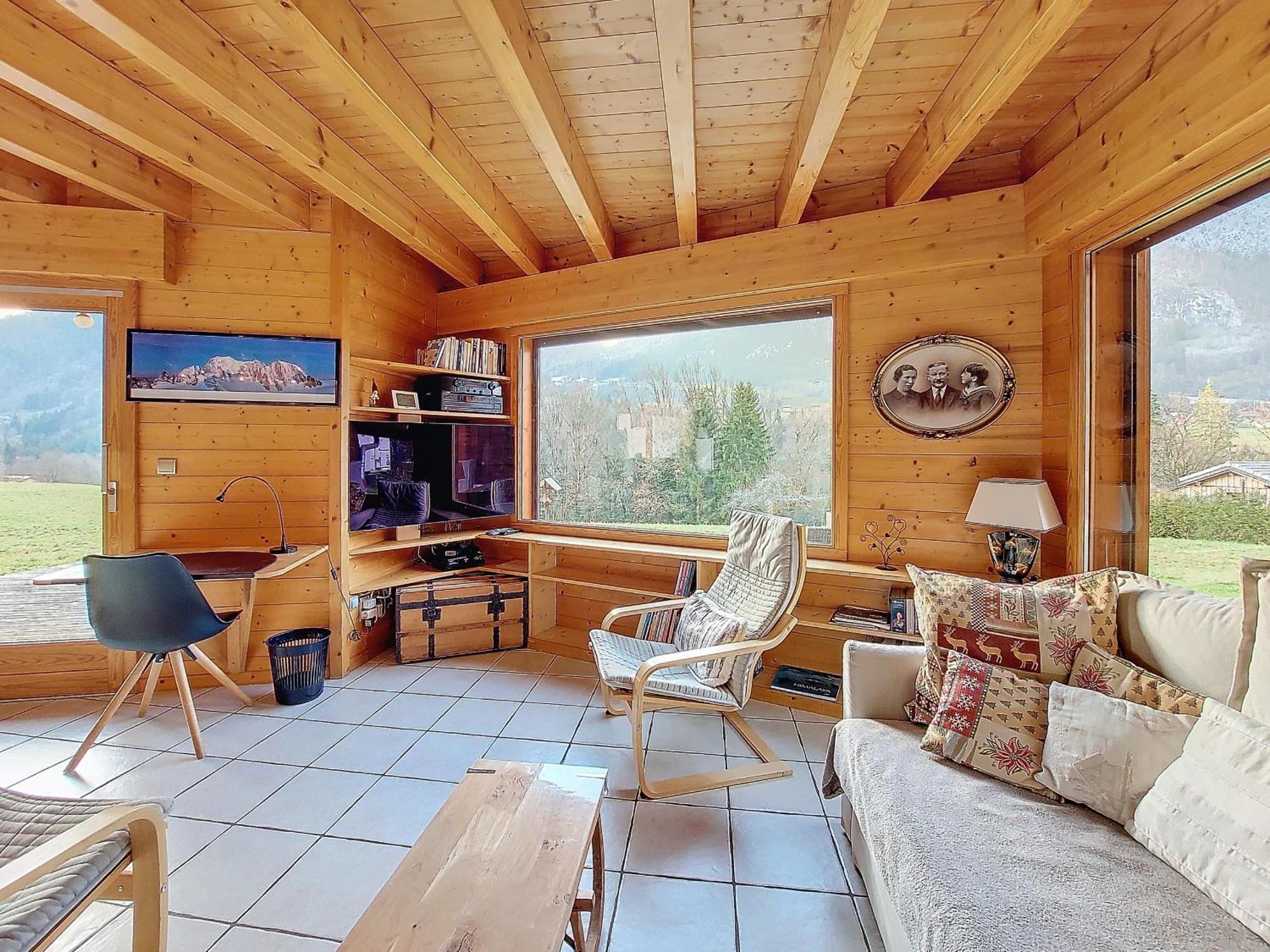 Chalet Wifi - Le Biot - 8 Personnes - Chalet Morand Ngoại thất bức ảnh